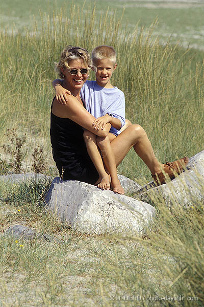 mre et enfants - mother and boy